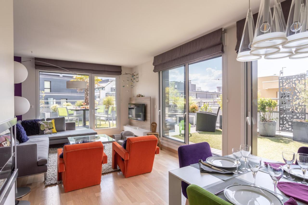 Illanka - Appartement 3 Chambres Avec Parking Et Terrasse Proche Gare 렌 외부 사진